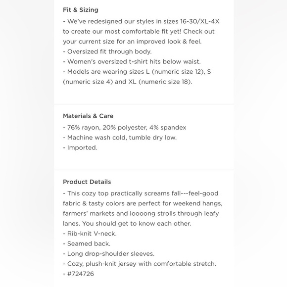 NWT! Pink Quarter Sleeve V Neck Oversized Pullover Shirt - Size XS - Picture 3 of 3